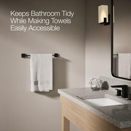 Kohler Square 18'' towel bar - Matte Black - image 4