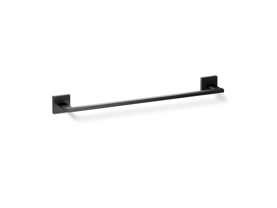 Kohler Square 18'' towel bar - Matte Black by Kohler