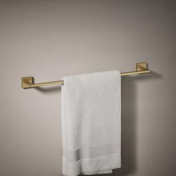 Kohler Square 24'' towel bar - Vibrant Brushed Moderne Brass - image 2