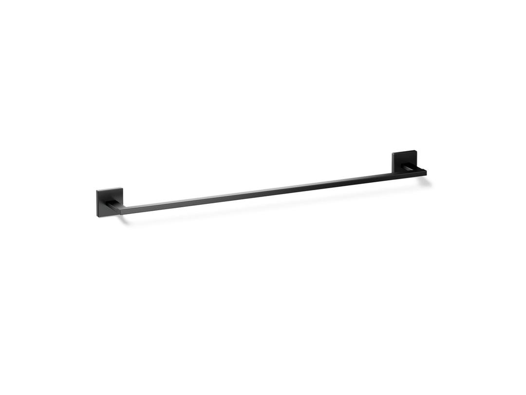 Kohler Square 24'' towel bar - Matte Black by Kohler