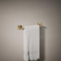Kohler Square 12'' towel bar - Vibrant Brushed Moderne Brass - image 2