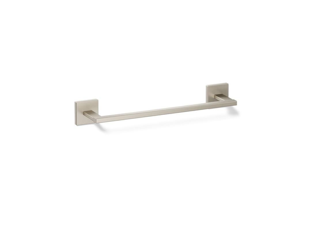 Kohler Square 12'' towel bar - Vibrant Brushed Nickel by Kohler