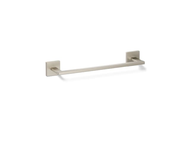 Kohler Square 12'' towel bar - Vibrant Brushed Nickel
