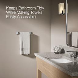 Kohler Square 12'' towel bar - Polished Chrome - image 4