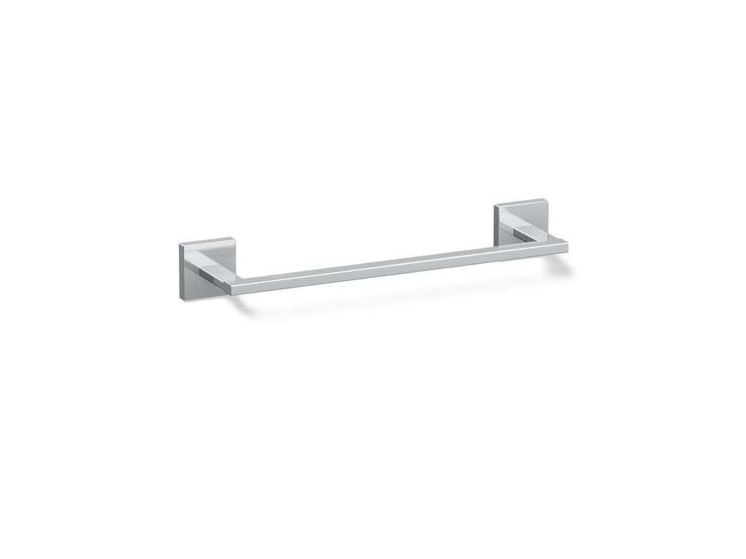Kohler Square 12'' towel bar - Polished Chrome by Kohler