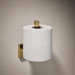 Kohler Square Vertical toilet paper holder - Vibrant Brushed Moderne Brass - image 2