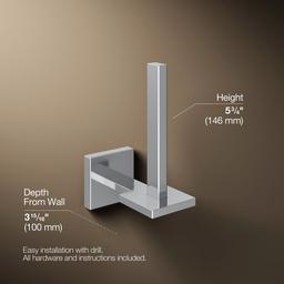Kohler Square Vertical toilet paper holder - Polished Chrome - image 3