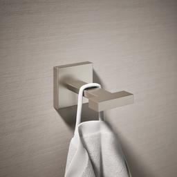 Kohler Square Robe hook - Vibrant Brushed Nickel - image 2