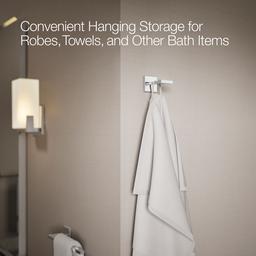 Kohler Square Robe hook - Polished Chrome - image 4