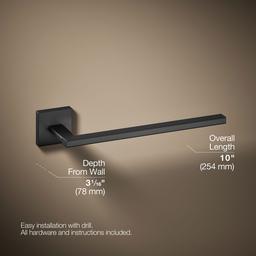 Kohler Square Towel arm - Matte Black - image 3