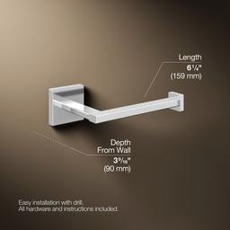 Kohler Square Toilet paper holder - Polished Chrome - image 3