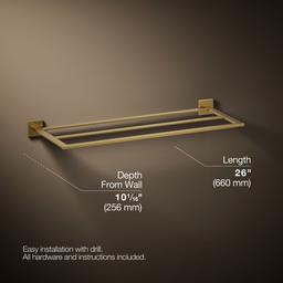 Kohler Square Hotelier - Vibrant Brushed Moderne Brass - image 3