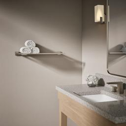 Kohler Square Hotelier - Vibrant Brushed Nickel - image 4