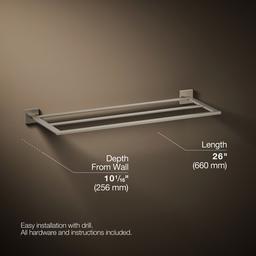 Kohler Square Hotelier - Vibrant Brushed Nickel - image 3