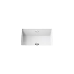Kathryn 19-3/4'' rectangular undermount bathroom sink with glazed underside - image 13
