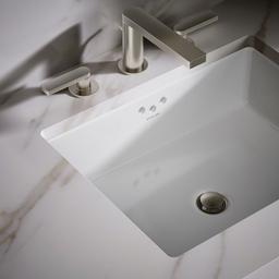 Kathryn 19-3/4'' rectangular undermount bathroom sink with glazed underside - image 7