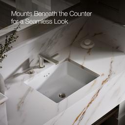 Kathryn 19-3/4'' rectangular undermount bathroom sink with glazed underside - image 5