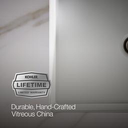 Kathryn 19-3/4'' rectangular undermount bathroom sink with glazed underside - image 11