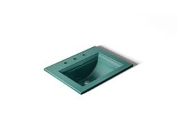 Kohler Memoirs Stately 22-3/4'' rectangular drop-in bathroom sink - Teal - image 1