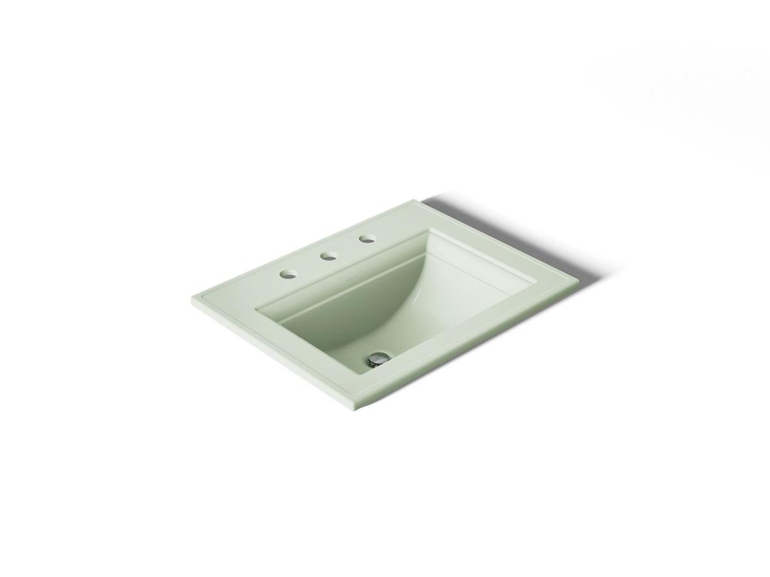 Kohler Memoirs Stately 22-3/4'' rectangular drop-in bathroom sink - Aspen Green by Kohler