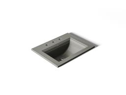 Kohler Memoirs Stately 22-3/4'' rectangular drop-in bathroom sink - Thunder Grey - image 1