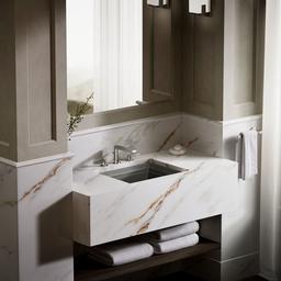 Kohler Memoirs 20'' rectangular undermount bathroom sink - Thunder Grey - image 4