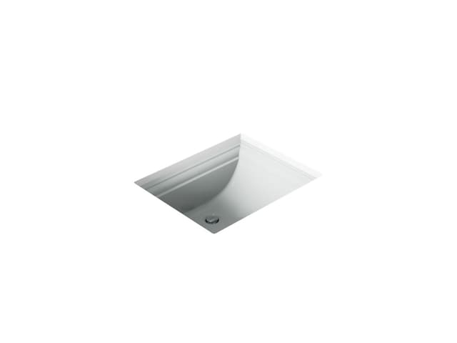Kohler Memoirs 20'' rectangular undermount bathroom sink - Ice Grey