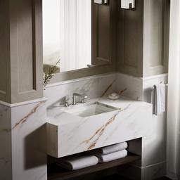 Kohler Memoirs 20'' rectangular undermount bathroom sink - Dune - image 4