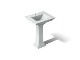 Kohler Memoirs Stately 25'' rectangular pedestal bathroom sink - Ice Grey - image 1