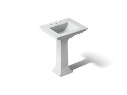Kohler Memoirs Stately 25'' rectangular pedestal bathroom sink - Ice Grey - image 1