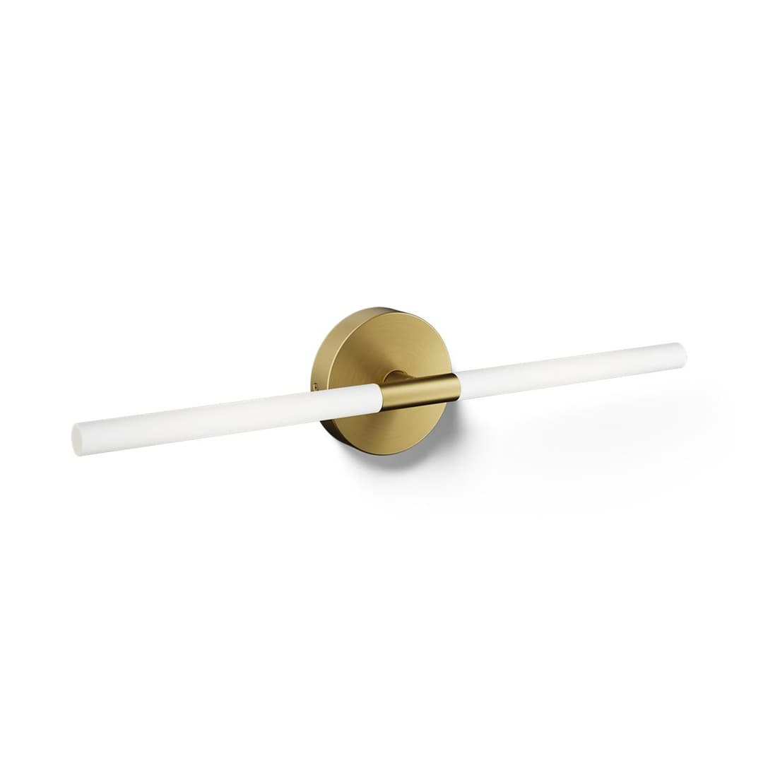 Kohler ComponentsE Two-light LED sconce - Brushed Moderne Brass by Kohler