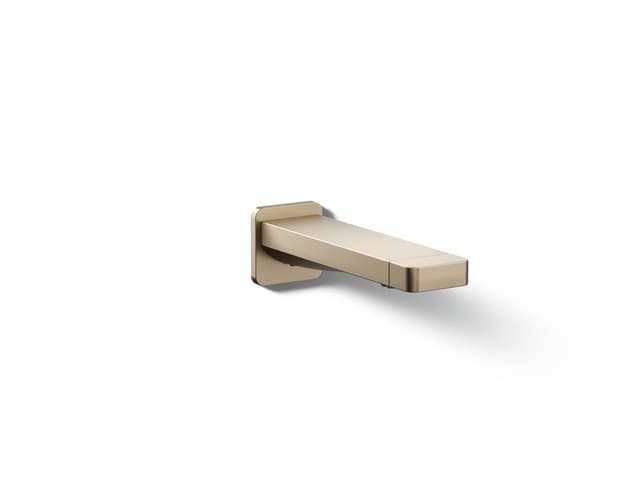 Kohler Parallel Wall-mount bath spout - Vibrant Brushed Bronze
