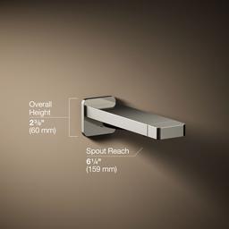 Kohler | Parallel | Tub Spout - Vibrant Polished Nickel - image 3