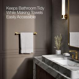 Kohler | Parallel | Towel Bar - Vibrant Brushed Moderne Brass - image 4
