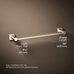Kohler | Parallel | Towel Bar - Vibrant Brushed Bronze - image 3