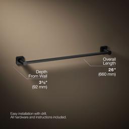 Kohler | Parallel | Towel Bar - Matte Black - image 3