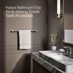 Kohler | Parallel | Towel Bar - Vibrant Brushed Nickel - image 4