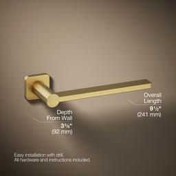 Kohler | Parallel | Towel Ring - Vibrant Brushed Moderne Brass - image 3