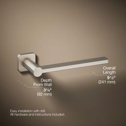 Kohler | Parallel | Towel Bar - Vibrant Brushed Nickel - image 3