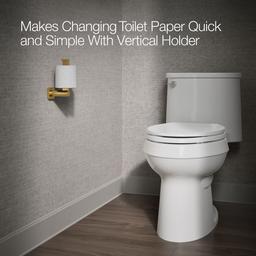 Kohler | Parallel | Toilet Paper Holder - Vibrant Brushed Moderne Brass - image 4