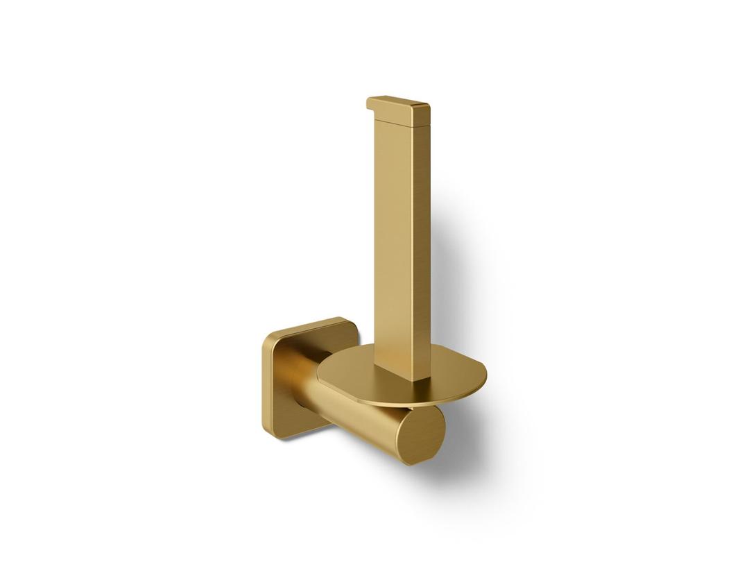 Kohler | Parallel | Toilet Paper Holder - Vibrant Brushed Moderne Brass by Kohler