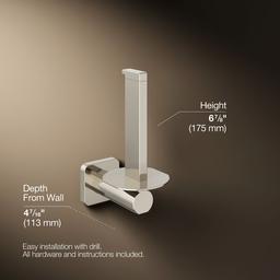Kohler | Parallel | Toilet Paper Holder - Vibrant Polished Nickel - image 3