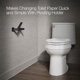 Kohler | Parallel | Toilet Paper Holder - Matte Black - image 4