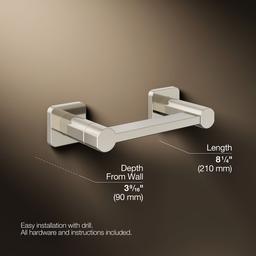 Kohler | Parallel | Toilet Paper Holder - Vibrant Polished Nickel - image 3