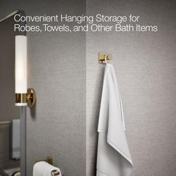 Kohler | Parallel | Robe Hook - Vibrant French Gold - image 4