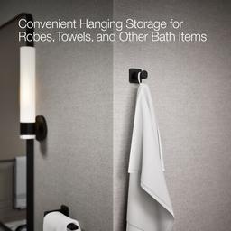 Kohler | Parallel | Robe Hook - Matte Black - image 4