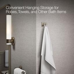 Kohler | Parallel | Robe Hook - Vibrant Brushed Nickel - image 4