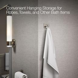 Kohler | Parallel | Robe Hook - Vibrant Polished Nickel - image 4