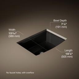 Archer 20'' rectangular undermount bathroom sink - image 3
