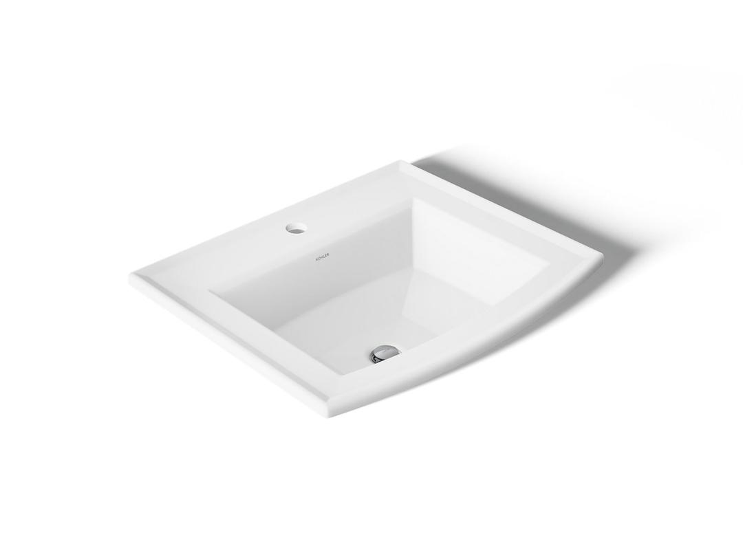 Archer 22-3/4'' rectangular drop-in bathroom sink by Kohler